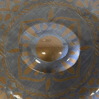 MiSoundofNature Custom Handmade F3 Handpan Drum 1.2mm Stainless Steel 22 In 9/10/11/12 Notes Hang Instrument
