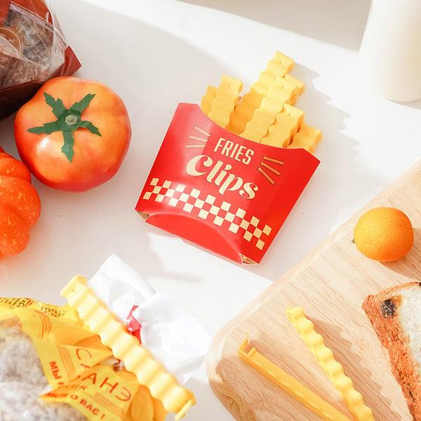 Lighteme Pommes-Frites-Verschlussclips für Snackbeutel | 1 KAUFEN, 1 GRATIS ERHALTEN