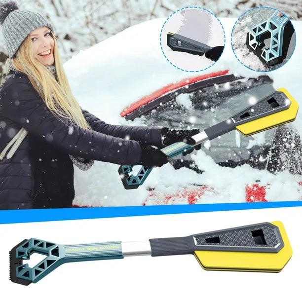 Leichter Schneepflug für das Auto im Winter