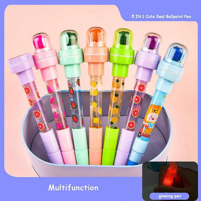 Lighteme 5-in-1 Magic Kugelschreiber, 6er-Set