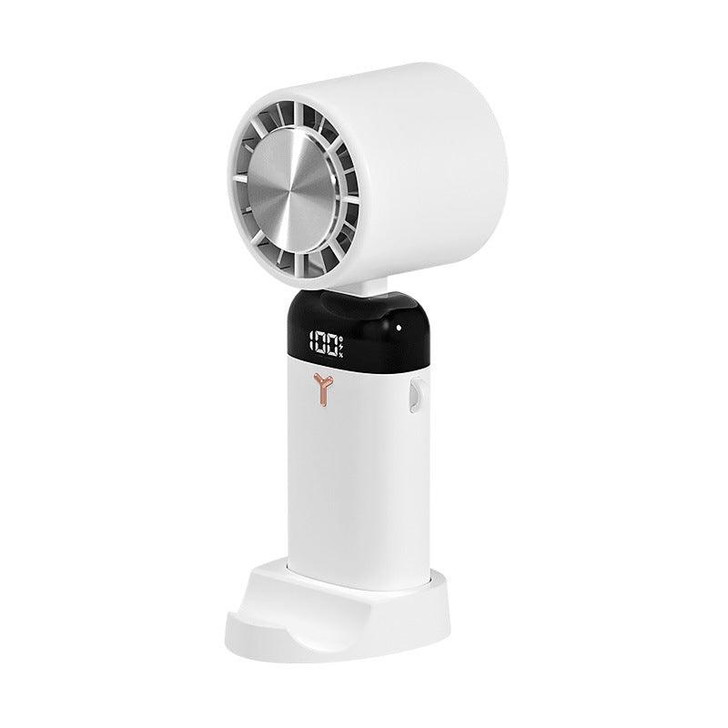 Tragbarer Ventilator von Lighteme mit Telefonständer