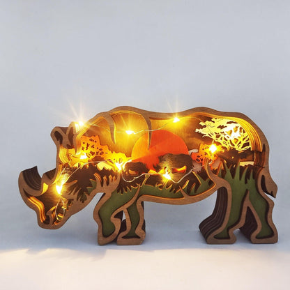 Décoration créative d'animaux de la forêt Lighteme