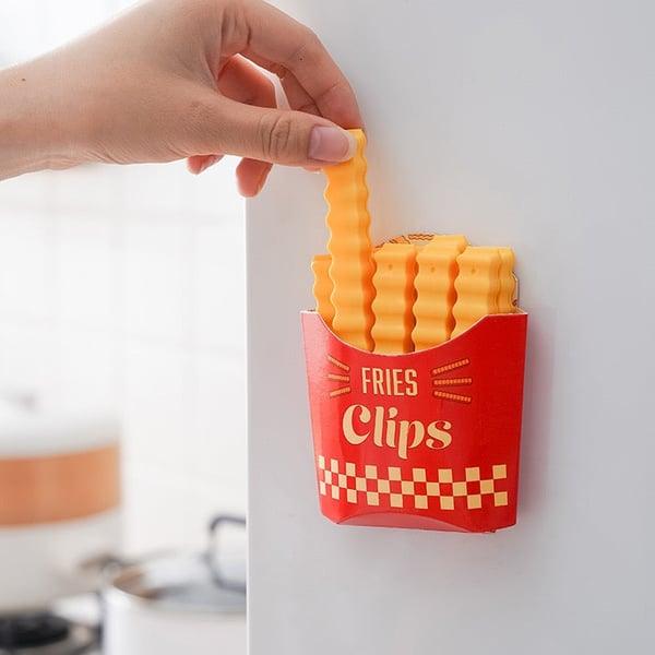 Lighteme Pommes-Frites-Verschlussclips für Snackbeutel | 1 KAUFEN, 1 GRATIS ERHALTEN