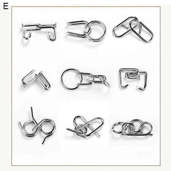 Lighteme Nine Interlocking Rings Link (7 types)