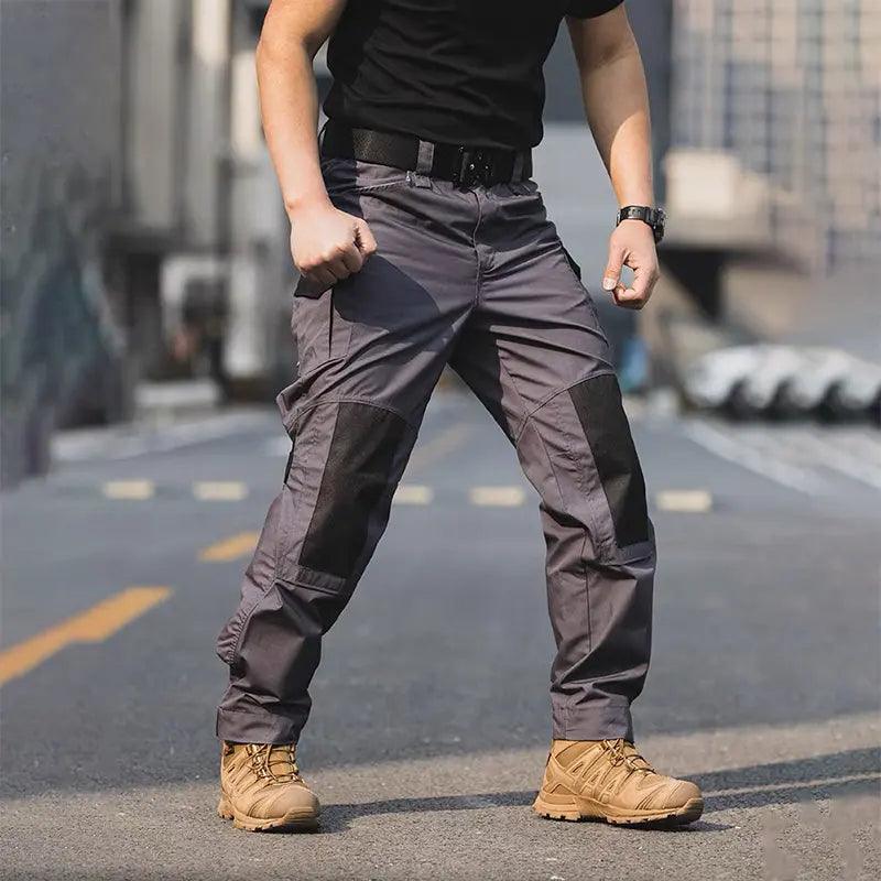 Lighteme Herren wasserdichte Ripstop-Taktik-Arbeitshose Wanderhose