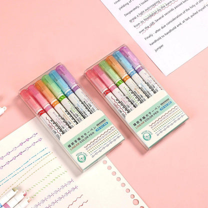 Lighteme Curve Textmarker 6er-Set