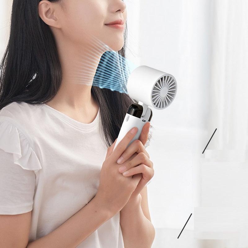 Tragbarer Ventilator von Lighteme mit Telefonständer