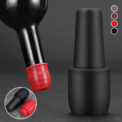 Bouchons de bouteille de vin et de champagne en silicone Lighteme | Lot de 10 pièces