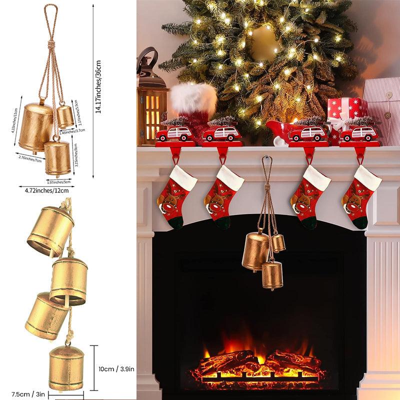 Décoration de cloche de vache de Noël Lighteme