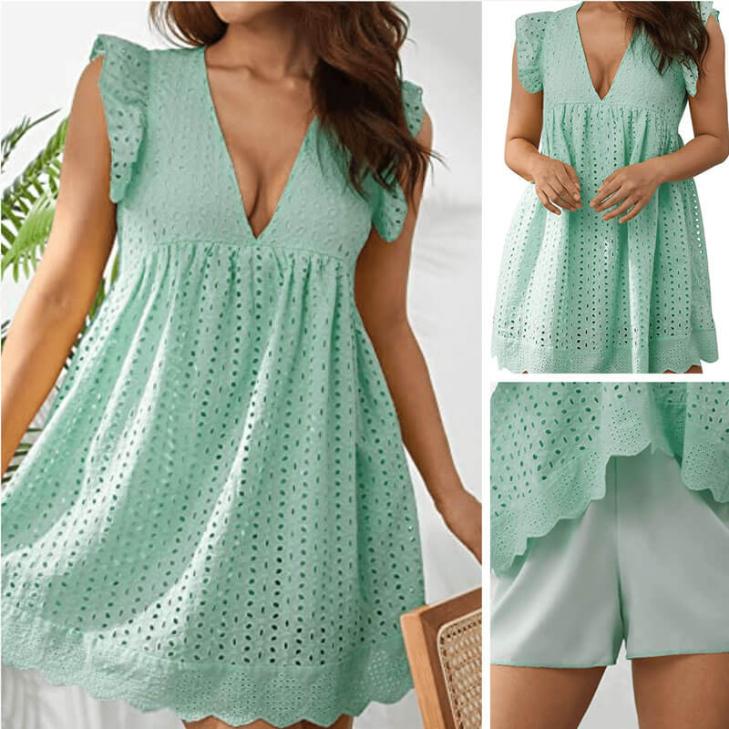 Lighteme Stramplerkleid mit Shorts