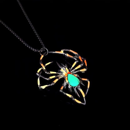 Collier lumineux Halloween Araignée Lighteme