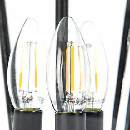Lampadaire solaire d'extérieur à LED Lighteme, 300 lumens, 228 cm de hauteur