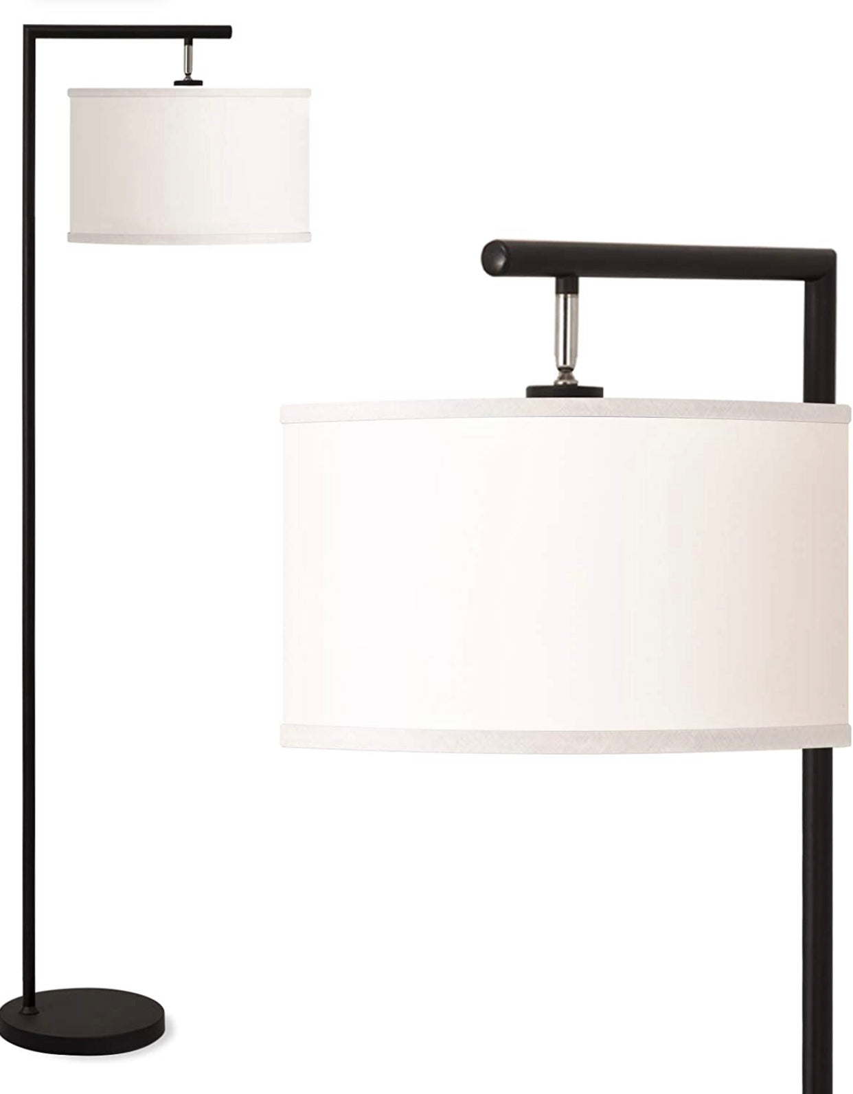 Lampadaire moderne Lighteme, lampe sur pied classique, lampe de lecture sur pied pour chambre à coucher, salon avec ampoule LED