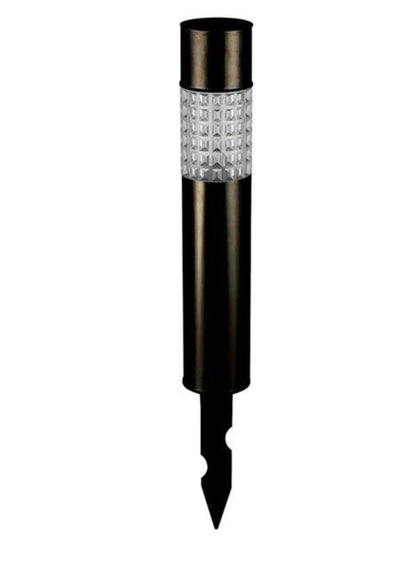 Lighteme Hampton Modern Stainless Steel Solar Powered LED Bollard Pathway  Light -15 Pack