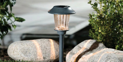 Lighteme Solar Color-Holding Pathway Lights, 8pk.