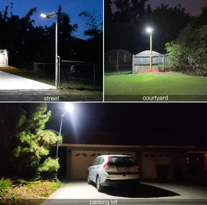 Kommerzielles Solarstraßenlaterne Lighteme 1200W, Parkplatz-Licht 100000LM von der Dämmerung bis zum Morgengrauen mit Direktübertragung