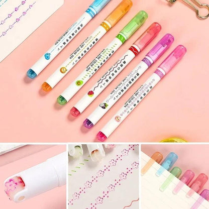 Lighteme Curve Textmarker 6er-Set