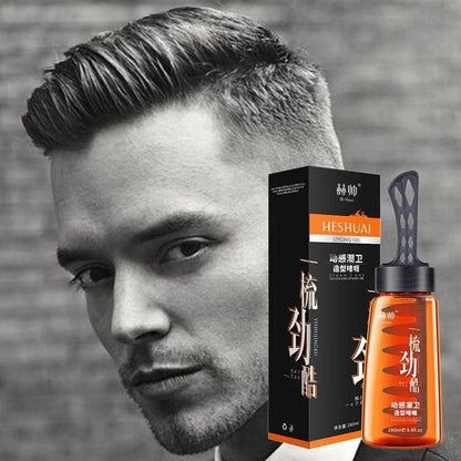Lighteme Haargel für Herren in Salonqualität mit Kamm | 1 KAUFEN, 1 GRATIS ERHALTEN 