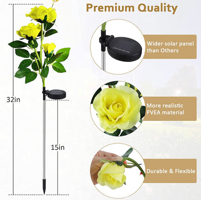Lighteme Solar-LED-Rosenblumenlicht (2er-Pack)