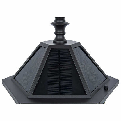 Lampadaire solaire d'extérieur à LED Lighteme, 300 lumens, 228 cm de hauteur