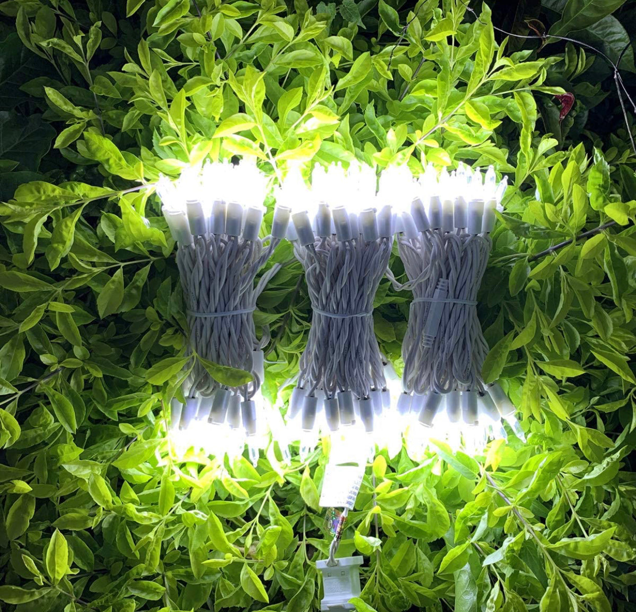 Guirlande lumineuse de Noël Lighteme 150 LED, fil vert/blanc de 15 m