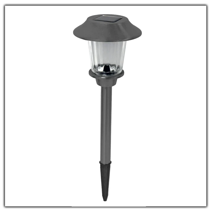 Lot de 8 lampes solaires LED Lighteme pour allées d'extérieur à changement de couleur - Acier inoxydable