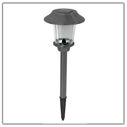 Lot de 8 lampes solaires LED Lighteme pour allées d'extérieur à changement de couleur - Acier inoxydable