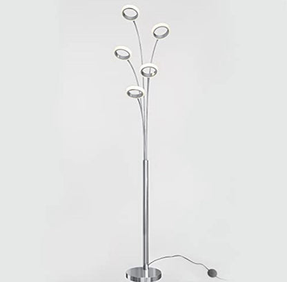 Lighteme Optical LED Integrierte Stehleuchte, Chrom 