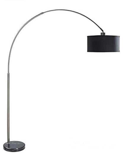 Lighteme Arc Stehlampe mit einzigartiger Hängetrommel – über der Couch gewölbt 