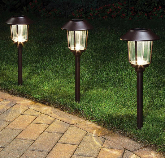 Lot de 6 lampes solaires LED Lighteme pour allées, 10 lumens
