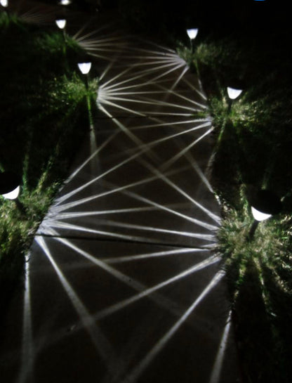 Lighteme LED Solar Pathway Lights New Model , 8-pack Powered