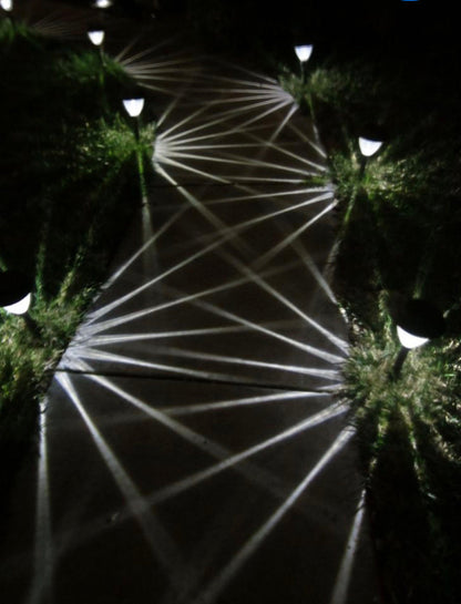 Lighteme High-End Solar LED Pathway Lights Glass And Stainless Steel (10-Pack)