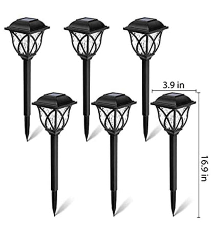 Lot de 8 lampes solaires LED Lighteme, grandes lampes d'extérieur rotatives jusqu'à 10 lumens 