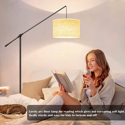 Lighteme Arc Stehlampe Hang - Groß - mit LED-Birne 