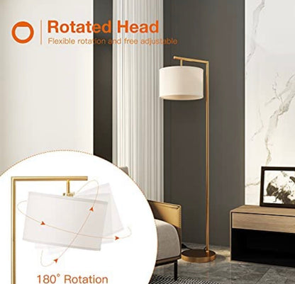 Lampadaire moderne Lighteme, lampe sur pied classique, lampe de lecture sur pied pour chambre à coucher, salon avec ampoule LED
