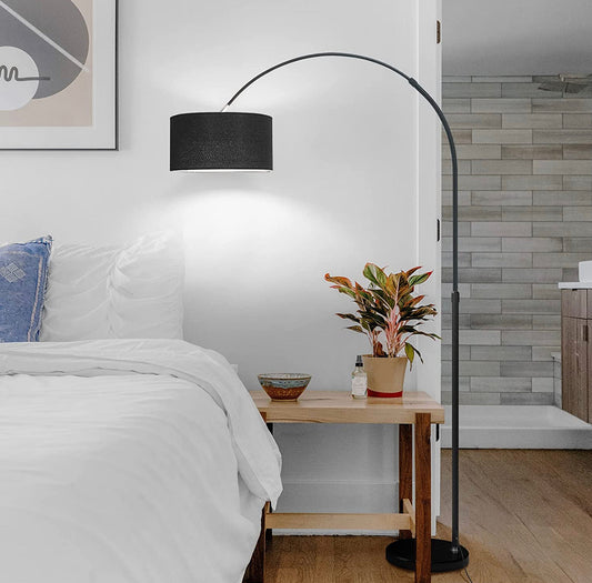 Lighteme Arc Stehlampe, moderne Stehlampe für Wohnzimmer, dimmbar, 188 cm hoch