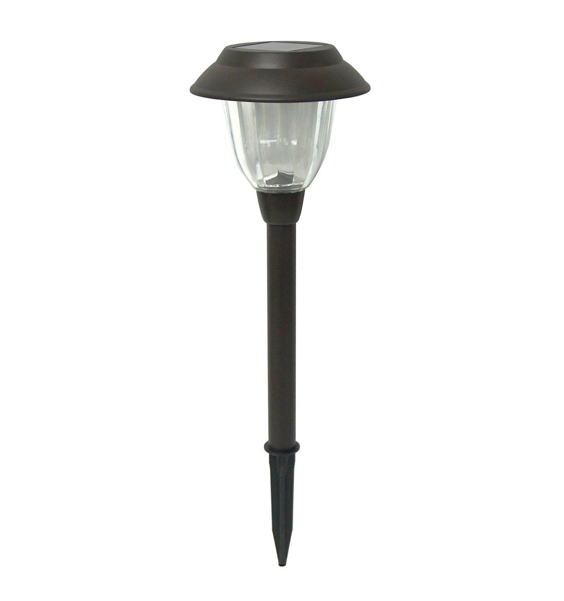 Lighteme High-End Solar LED Pathway Lights Glass And Stainless Steel (10-Pack)