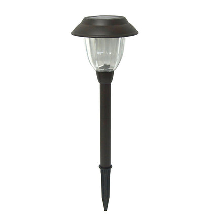 Lighteme High-End Solar LED Pathway Lights Glass And Stainless Steel (10-Pack)