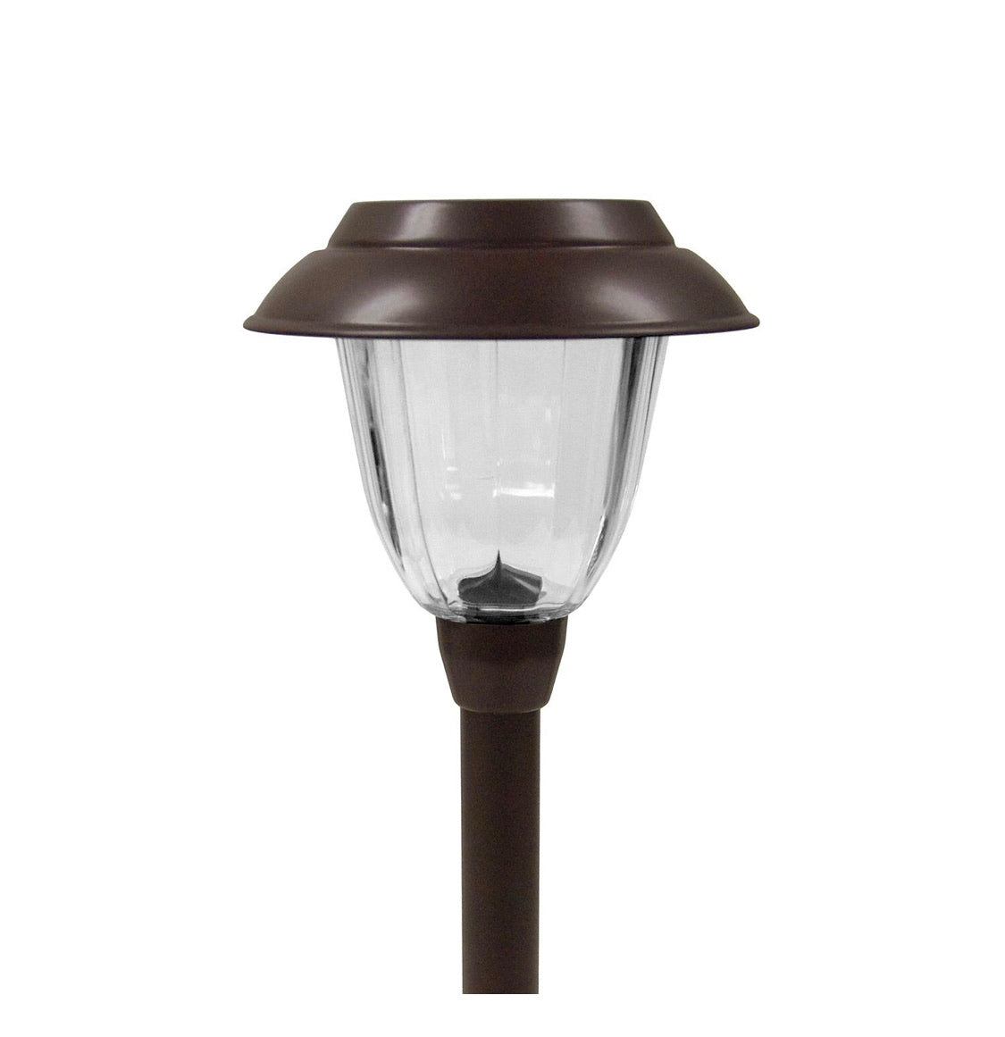 Lighteme High-End Solar LED Pathway Lights Glass And Stainless Steel (10-Pack)