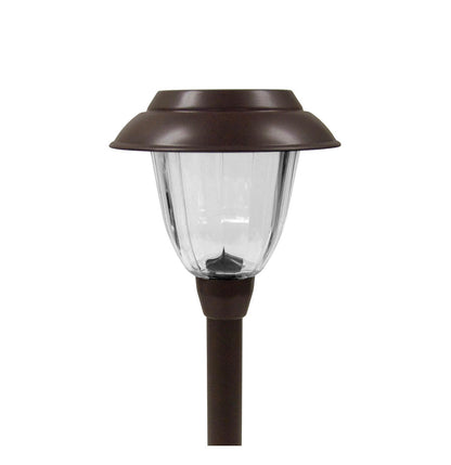 Lighteme High-End Solar LED Pathway Lights Glass And Stainless Steel (10-Pack)
