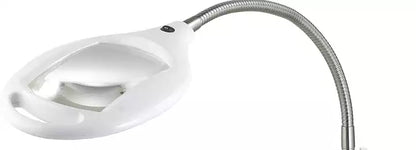 Lighteme 8X10 - Lampe loupe pleine page - Loupe mains libres avec lumière LED brillante pour la lecture - Col de cygne flexible pour maintenir la position 