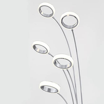 Lighteme Optical LED Integrierte Stehleuchte, Chrom 