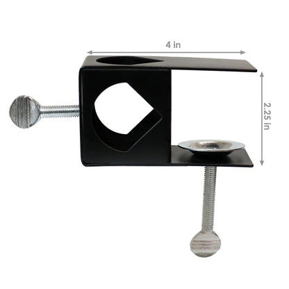 Lighteme Deck-Fackelklemme, für Wegeleuchten, 2er-Pack [Aluminium] 