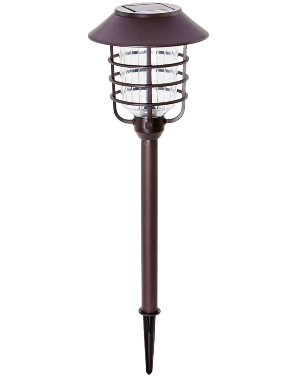 Lighteme Solar-LED-Wegeleuchten – Ölgeriebene Bronze, 4er-Pack