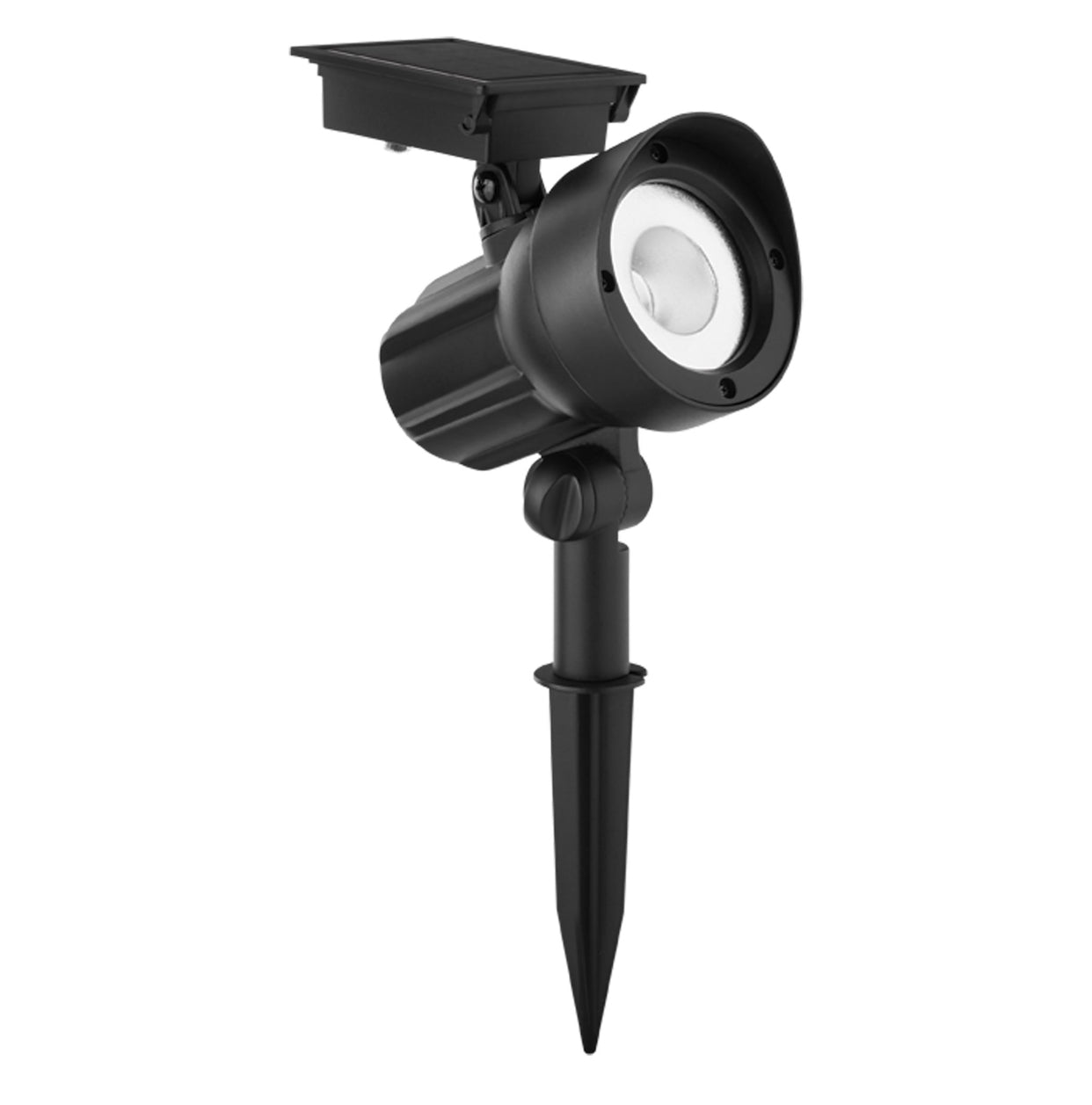 Lot de 5 spots solaires d'extérieur Lighteme 50 lumens, noir 