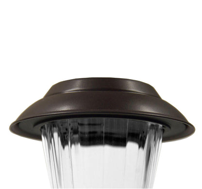 Lighteme High-End Solar LED Pathway Lights Glass And Stainless Steel (10-Pack)