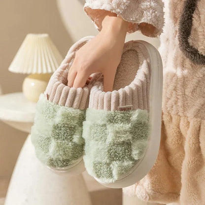 Lighteme Fashion karierte Slipper Flip Flop für Damen und Herren