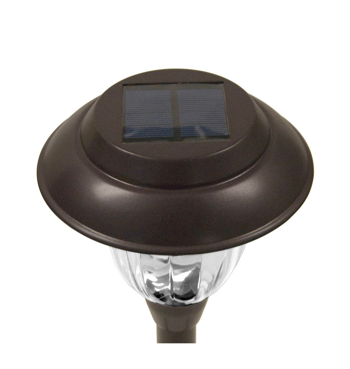 Lighteme High-End Solar LED Pathway Lights Glass And Stainless Steel (10-Pack)