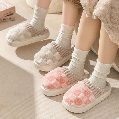 Lighteme Fashion karierte Slipper Flip Flop für Damen und Herren