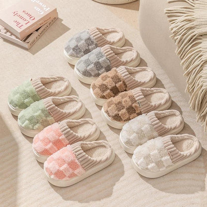 Lighteme Fashion karierte Slipper Flip Flop für Damen und Herren